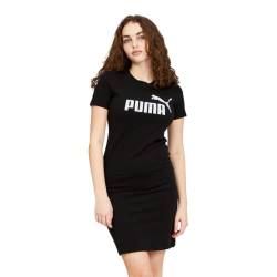 PUMA Damen Essentials Slim Tee Kleid, Black, XX-Large von PUMA