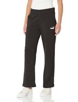 PUMA Damen Essentials Sweatpants mit geradem Bein Trainingshose, Schwarz, M von PUMA