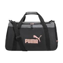 PUMA Damen Evercat No. 1 x Reisetasche mit Logo Trainingstasche, pink/grau, Einheitsgröße von PUMA