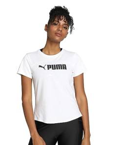 PUMA Damen Fit Logo Ultrabreathe Tee t-Shirt, weiß, XL von PUMA