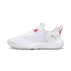 PUMA Damen Fusion Crush Sport WMNS Golfschuh, White-Garnet Rose, 41 EU von PUMA