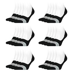 PUMA Damen Herren Footies Füßlinge Promo Socken 12 Paar, Größe:39-42, Artikel:-002 black von PUMA