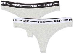 PUMA Damen Iconic String 2P Packed Unterwäsche, Grey, M von PUMA