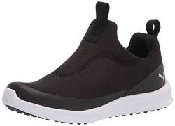 PUMA Damen Laguna Fusion Slip-on Golfschuh, schwarz/silberfarben, 44 EU von PUMA