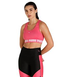 PUMA Damen Mid Impact Strong Bra Sport-BH, Sonnenuntergang Pink, S von PUMA