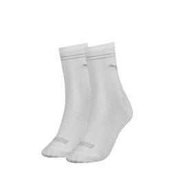 PUMA Damen New Casual Socken Classic 6er Pack, Größe:39-42, Farbe:White (300) von PUMA