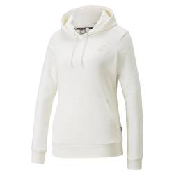 PUMA Damen Pullover Sweater Kapuzenpullover Essentials+ Embroidery Hoodie, Farbe:Creme, Artikel:-99 no Color, Größe:M von PUMA