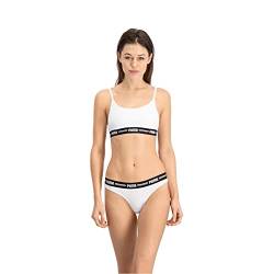 PUMA Damen Puma Iconic Women's String - (2 Pack) Thong Panties, White White, XS EU von PUMA