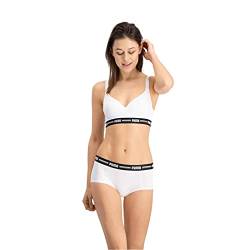 PUMA Damen Puma Iconic Women's Top (1 Pack) Padded Bra, White, XS EU von PUMA