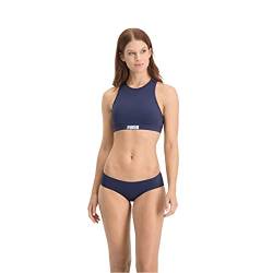 PUMA Damen Puma Zwembroekje voor dames Bikini Bottoms, Navy, XS EU von PUMA