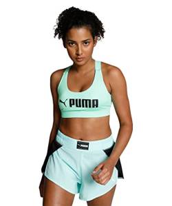 PUMA Damen Sport-BH Fit Electric Peppermint XS von PUMA