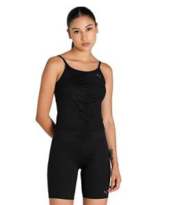 PUMA Damen Studio Foundation Ruched Tank Top, schwarz, S von PUMA