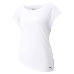 PUMA Damen Studio Foundation Tee T-Shirt, weiß, XL von PUMA