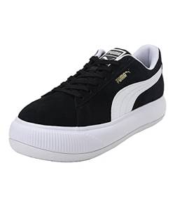 PUMA Damen Suede Mayu Leichtathletik-Schuh, schwarz/weiß Black White, 36 EU von PUMA