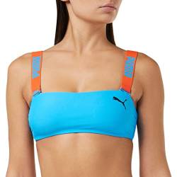 PUMA Damen Swimwear Bandeau Bikini, Blue Combo, M EU von PUMA