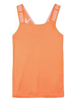 PUMA Damen Tops Runtrain Jugend Tank-Top 152 Neon Citrus Orange von PUMA