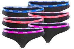 PUMA Damen Unterhosen String Tanga Black Statement Edition - Gr. XS von PUMA