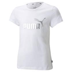 PUMA ESS+ Logo Tee G, White,D/I152 von PUMA
