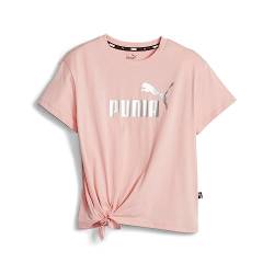 PUMA Essentials+ Logo T-Shirt aus Strick 176Peach Smoothie Pink von PUMA