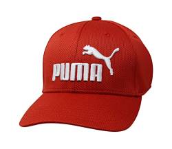 PUMA Evercat Luke Stretch Fit Cap, Red/White, Large-X-Large US von PUMA