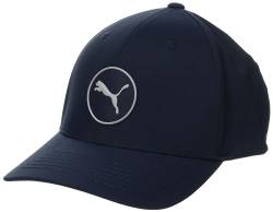 PUMA Golf Herren Circle Cat Tech Cap Verschluss, tiefes Marineblau, Einheitsgröße von PUMA