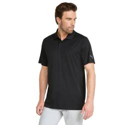PUMA Golf Herren Gamer Polo Hemd mit Button-Down-Kragen, Puma, Schwarz, XX-Large von PUMA