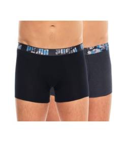 PUMA Herren 701223660 Boxer Shorts, Black Regal Blue, S EU von PUMA