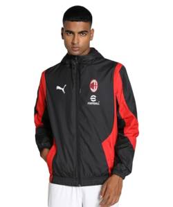 PUMA Herren AC Milan Aufwärmjacke MBlack For All Time Red von PUMA