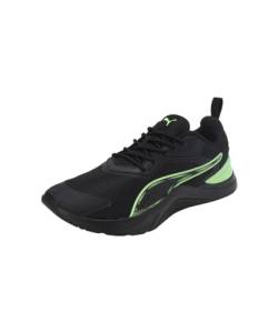 PUMA Herren Aufguss Straßen-Laufschuh, Black Fizzy Lime, 44 EU von PUMA