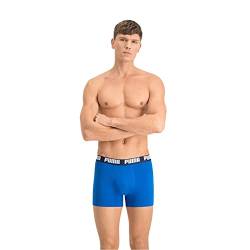 PUMA Herren Basic Boxer 2P Unterwäsche, Blau (True Blue), S von PUMA