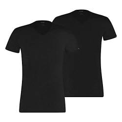 PUMA Herren Basic Shirts V-Neck T-Shirts 100000890 2er Pack, Farbe:Schwarz, Menge:2er Pack (1x 2er), Größe:S, Artikel:V-Neck -001 Black von PUMA