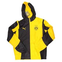 PUMA Herren Borussia Dortmund Pre-match-Jacke XLCyber Yellow Black von PUMA
