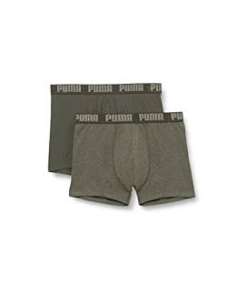 PUMA Herren Boxer Unterwäsche, Grün, XL (2er Pack) von PUMA