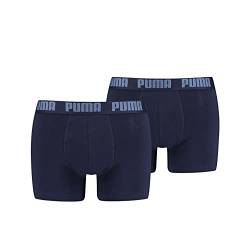 PUMA Herren Boxer Unterwäsche, Marineblau, L (2er Pack) von PUMA