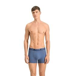 PUMA Herren Boxer Unterwäsche, Marineblau, M (2er Pack) von PUMA