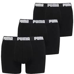 PUMA Herren Boxer Unterwäsche, Schwarz, XL (3er Pack) von PUMA