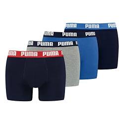 PUMA Herren Boxershorts Shorts Unterhosen Everyday Boxer 4er Pack, Wäschegröße:XXL, Artikel:-001 Blue Combo von PUMA
