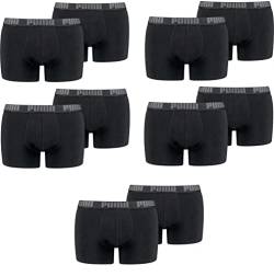 PUMA Herren Boxershorts Unterhosen 521015001 10er Pack, Artikel:Schwarz, Herren Unterwäsche und Badehose Amazon:L von PUMA