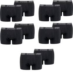 PUMA Herren Boxershorts Unterhosen 521015001 10er Pack, Artikel:Schwarz, Herren Unterwäsche und Badehose Amazon:XXL von PUMA