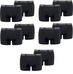 PUMA Herren Boxershorts Unterhosen 521015001 10er Pack, Herren Unterwäsche und Badehose Amazon:XL, Artikel:schwarz von PUMA