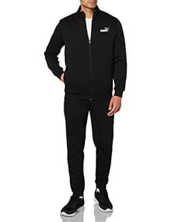 PUMA Herren Clean Sweat Suit FL Trainingsanzug, Black, XS von PUMA