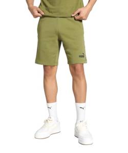 PUMA Herren Essentials+ Shorts LOlive Green ┃Trainingsshorts für Herren von PUMA