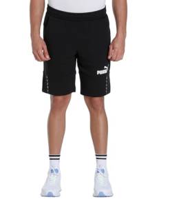 PUMA Herren Essentials Block Tape Shorts LBlack von PUMA