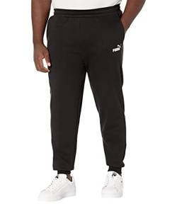 PUMA Herren Essentials Fleece-Jogginghose Größen erhältlich, Bt/Cotton Black, 5X-Large Big Tall von PUMA