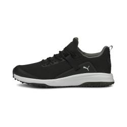 PUMA Herren Fusion Evo Golfschuh, Black-Quiet Shade, 48.5 EU von PUMA