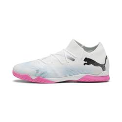 PUMA Herren Future 7 Match It Fußballschuhe, Puma White Puma Black Poison Pink, 46 EU von PUMA