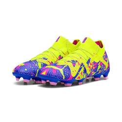 PUMA Herren Future Ultimate Energy FG/AG Fußballschuhe 45Ultra Blue Yellow Alert Luminous Pink von PUMA