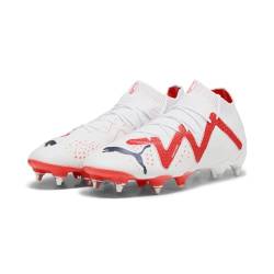 PUMA Herren Future Ultimate MxSG Fußballschuhe 46White Black Fire Orchid Red von PUMA