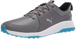 PUMA Herren Grip Fusion Pro 3.0 Golfschuh, Quiet Shade Silver-Ibiza Blue, 40.5 EU von PUMA