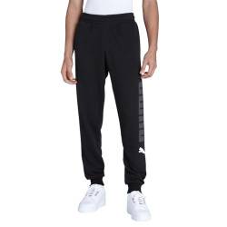 PUMA Herren Jogginghose Sweatpants Essentials+ Logo Pants, Farbe:Schwarz, Artikel:-01 puma Black, Größe:2XL von PUMA